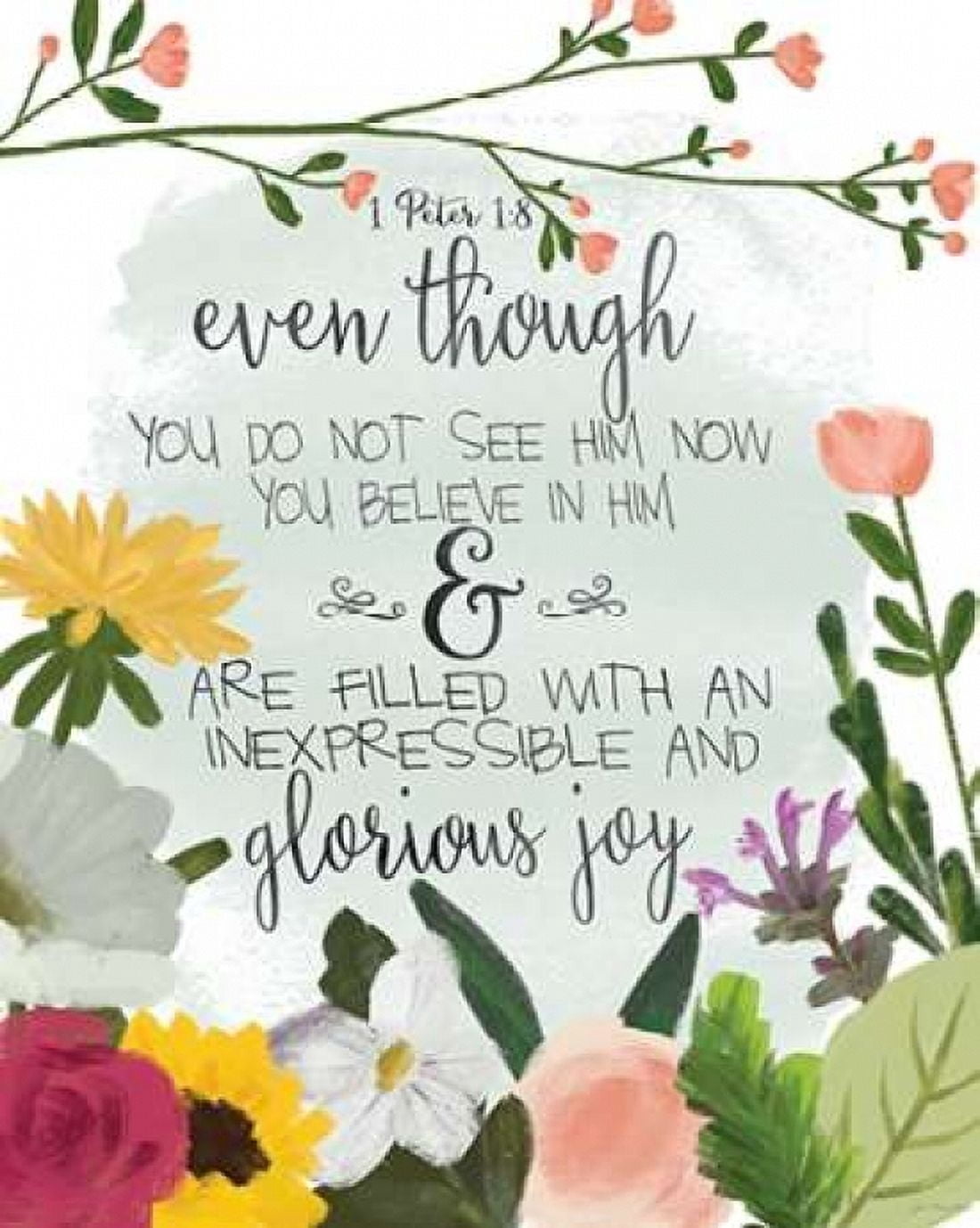 Glorious Joy Canvas Art - Jo Moulton (24 x 30)