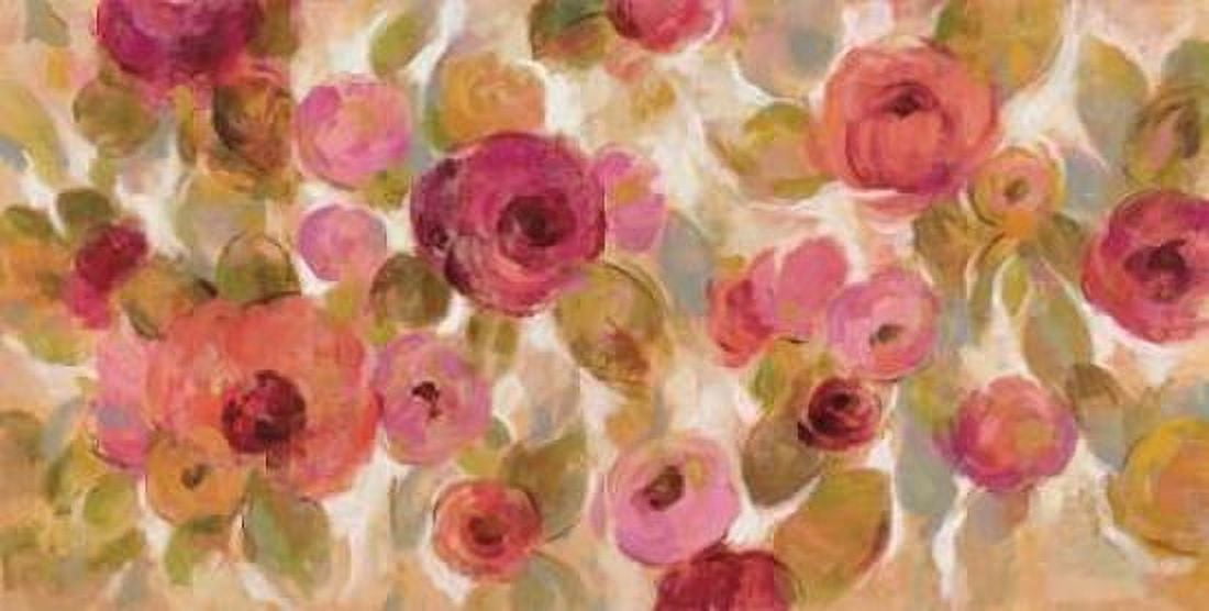 Glorious Pink Floral I Canvas Art - Silvia Vassileva (10 x 20)