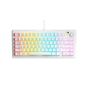 Glorious Gaming Wired Mechanical Gaming Keyboard GMMK 3 75% Prebuilt - White