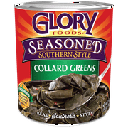 Glory Foods Canned Seasoned Collard Greens, 27 oz Can