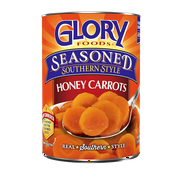 Glory Foods Seasoned Southern Style Honey Carrots, Canned Vegetables, 15.5 oz