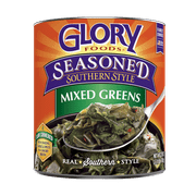 Glory Foods Seasoned Southern Style Mixed Greens, Canned Vegetables, 27 oz , Can