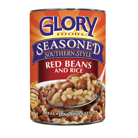 (6 pack) (6 Pack) Glory Foods Seasoned Southern Style Red Beans And Rice, 15 Oz