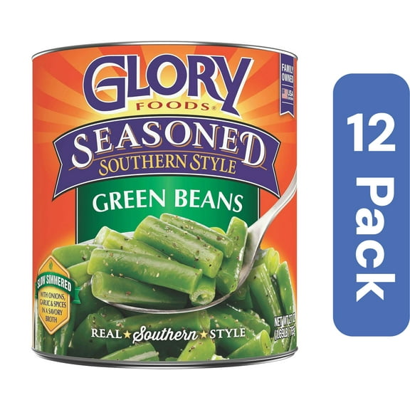 Glory Foods String Beans 27 oz (Pack Of 12)
