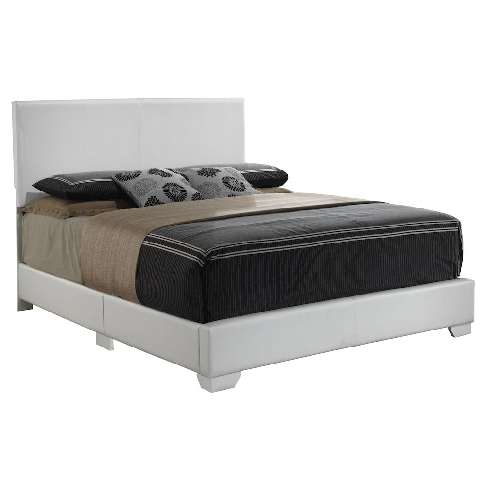Glory Furniture Aaron Queen Bed in White Color