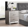 thumbnail image 1 of Glory Furniture Alana Nightstand in Silver Champagne, 1 of 8