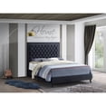 thumbnail image 1 of Glory Furniture Alba Velvet Upholstered Full Bed in Black, 1 of 5