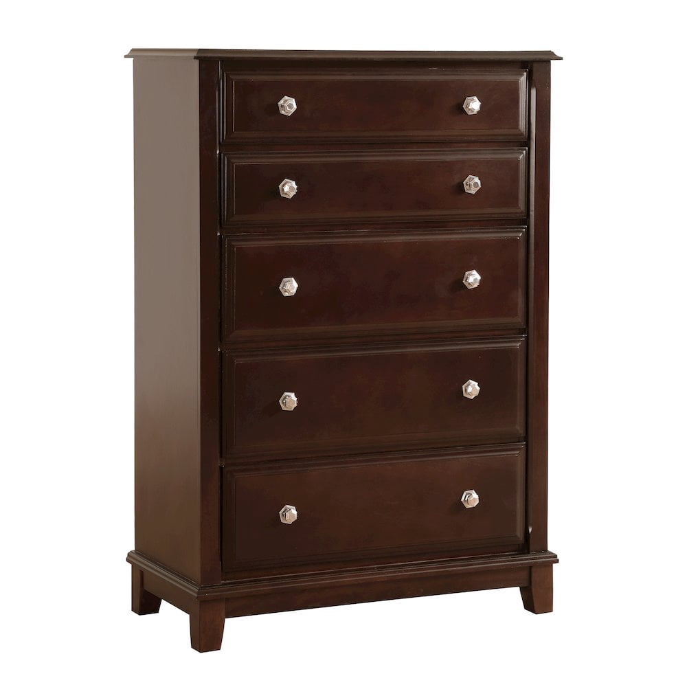 Glory Furniture Ashford Chest in Cappuccino Color