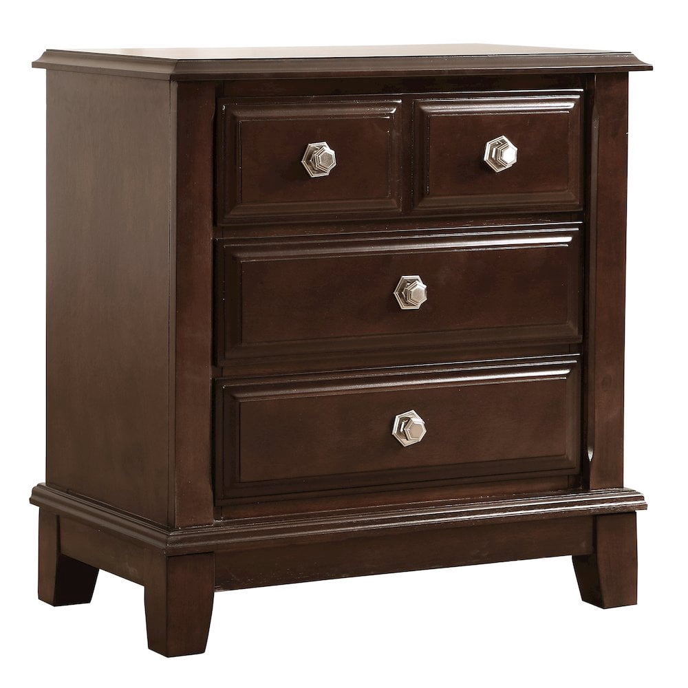 Glory Furniture Ashford Night Stand in Cappuccino Color