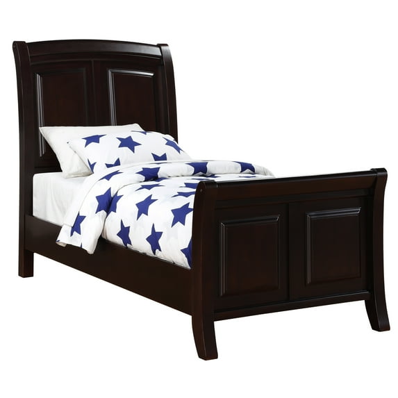 Glory Furniture Ashford Twin Panel Bed in Cappuccino