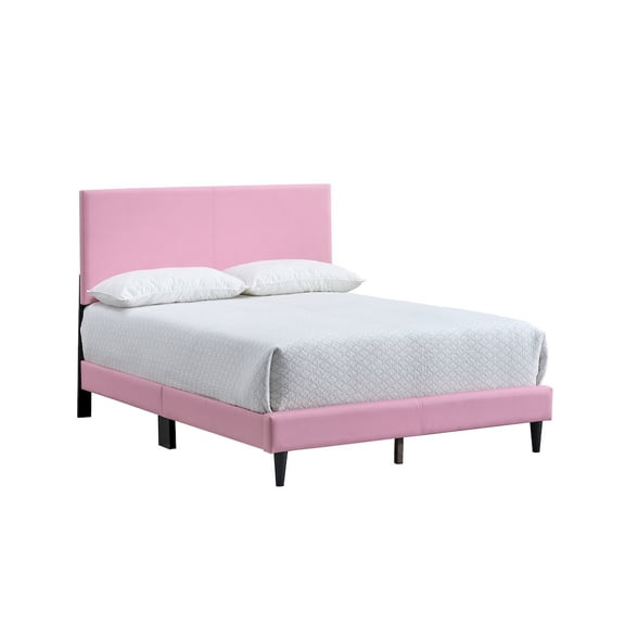 Glory Furniture Distributors Baron Full Size Platform Bed, Pink