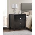 thumbnail image 1 of Glory Furniture Burlington 2 Drawer Nightstand in Black, 1 of 8