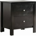 thumbnail image 1 of Glory Furniture Burlington 2 Drawer Nightstand in Black, 1 of 15
