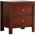 thumbnail image 1 of Glory Furniture Burlington 2 Drawer Nightstand in Cherry, 1 of 8