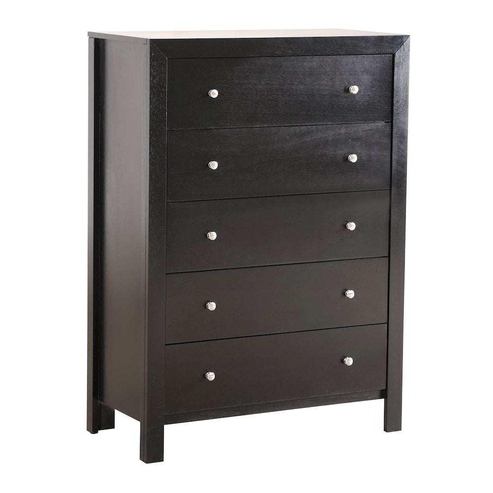 Glory Furniture Burlington Chest in Black Color