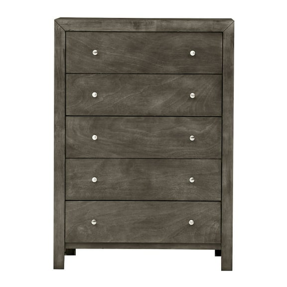 Glory Furniture Burlington Chest in Gray Color