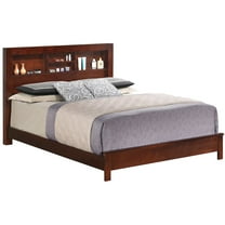 Glory Furniture Burlington Full Panel Bed in Cherry