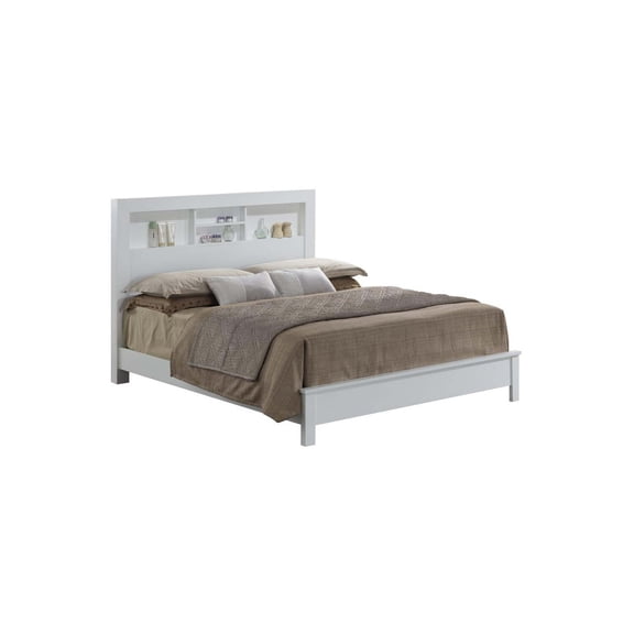 Glory Furniture Burlington Full Panel Bed in White