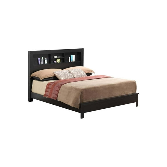 Glory Furniture Burlington King Panel Bed in Black