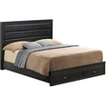 thumbnail image 1 of Glory Furniture Burlington King Storage Bed in Black, 1 of 2