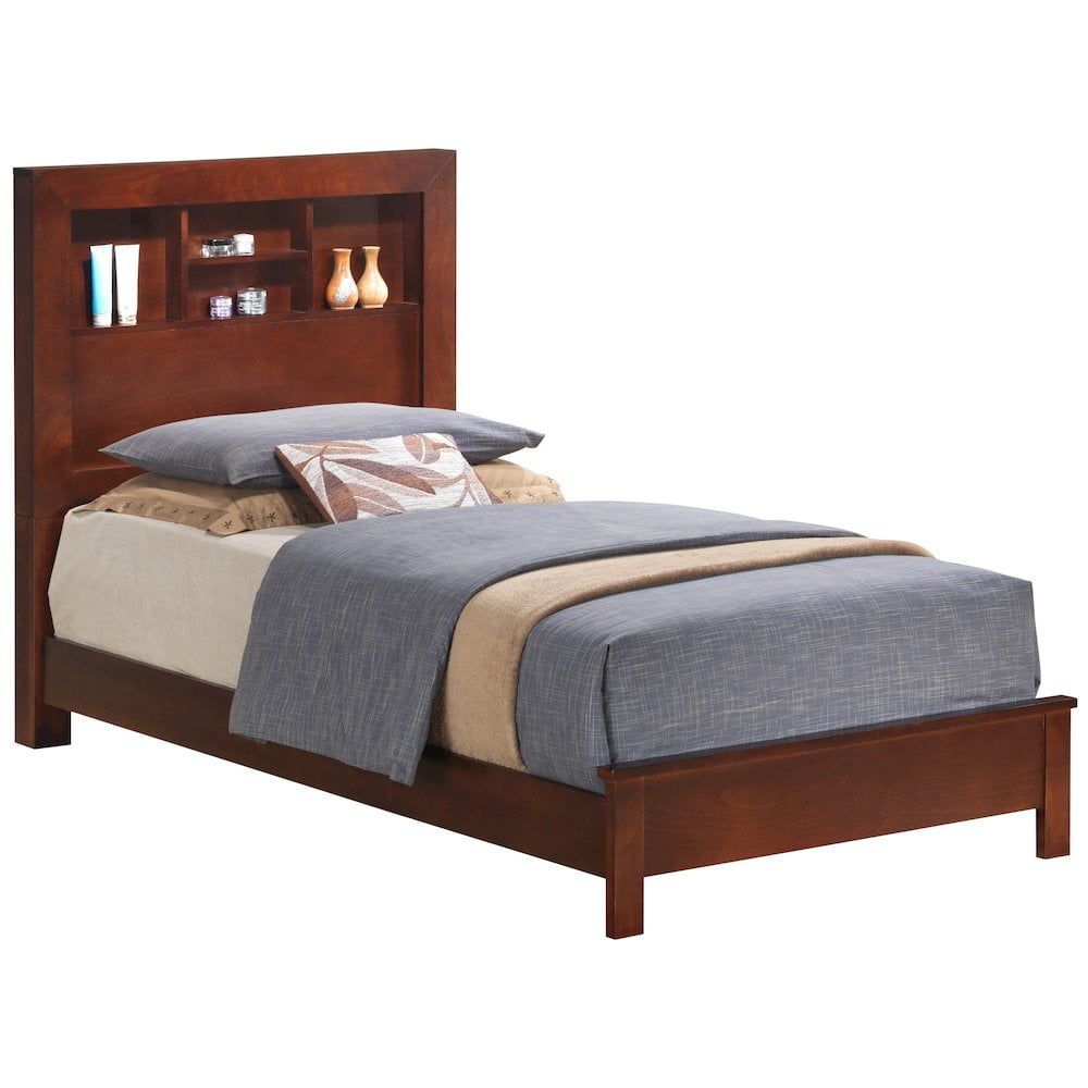 Glory Furniture Burlington Twin Bed in Cherry Color