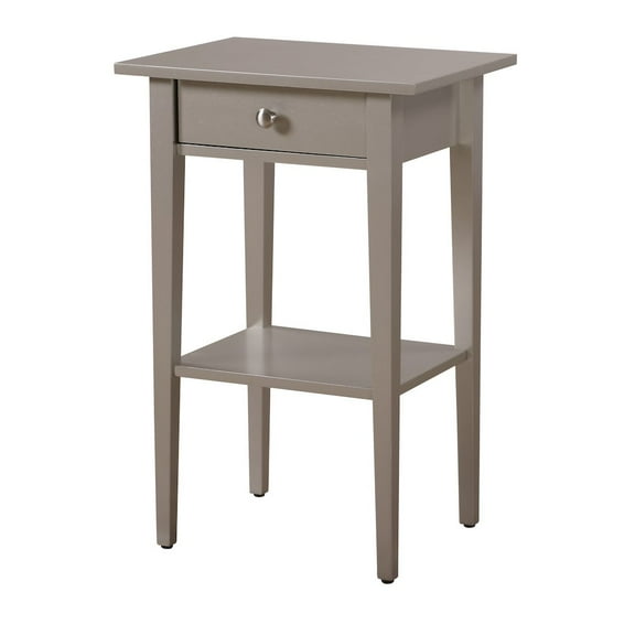 Glory Furniture Dalton Nightstand, Silver Champagne
