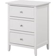 thumbnail image 1 of Glory Furniture Daniel 3 Drawer Nightstand in White, 1 of 7