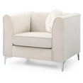 thumbnail image 1 of Glory Furniture Delray Accent Chair in Ivory Color, 1 of 4