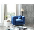 thumbnail image 1 of Glory Furniture Delray Velvet Chair in Navy Blue, 1 of 6