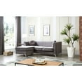 thumbnail image 1 of Glory Furniture Delray G790B-SC Sofa Chaise ( 3 Boxes) , GRAY, 1 of 6