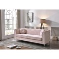 thumbnail image 1 of Glory Furniture Delray Velvet Sofa in Pink, 1 of 6