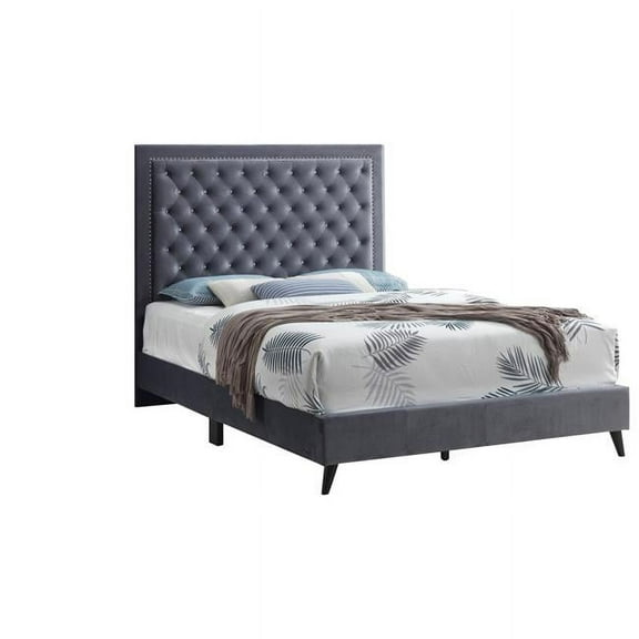 Glory Furniture G0608-QB-UP Gray Queen Bed