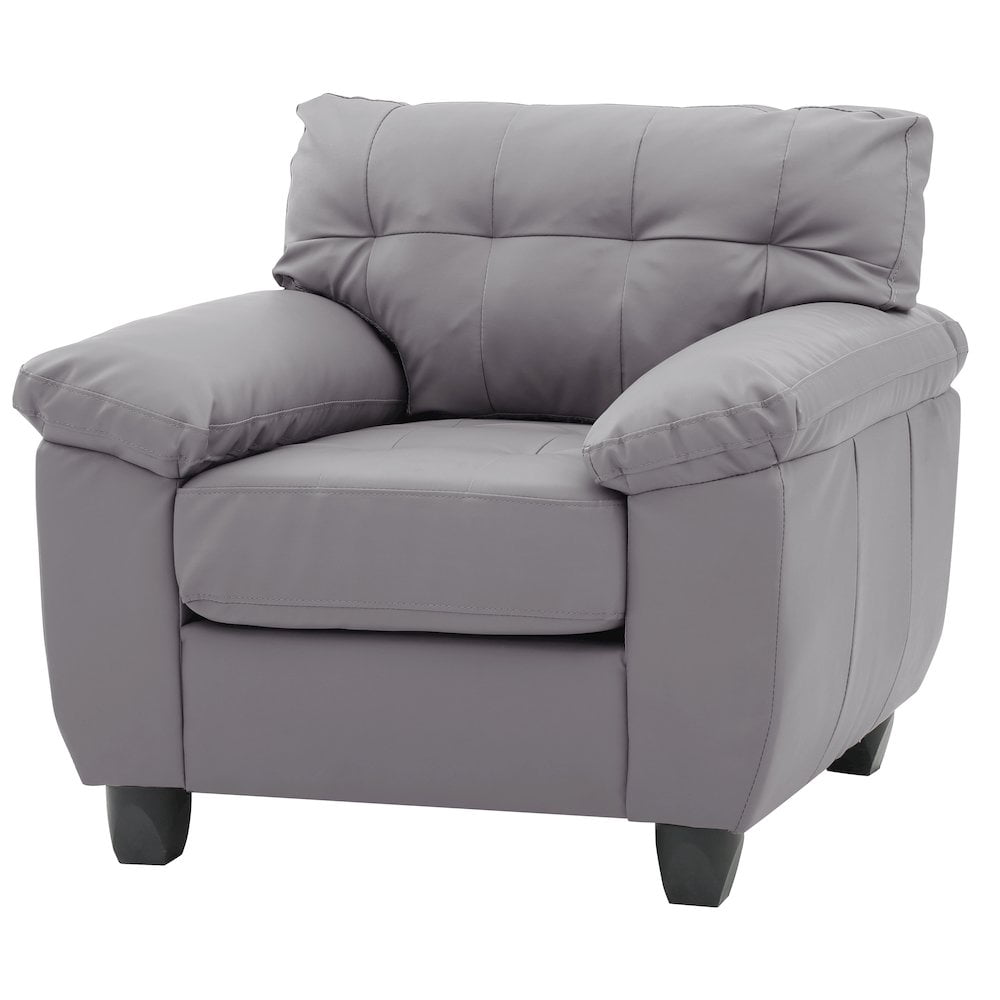 Glory Furniture Gallant Accent Chair in Gray Color
