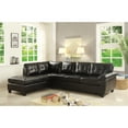 thumbnail image 1 of Glory Furniture Gallant Faux Leather Sectional in Black, 1 of 6