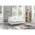 thumbnail image 1 of Glory Furniture Gallant Faux Leather Sofa in White, 1 of 6
