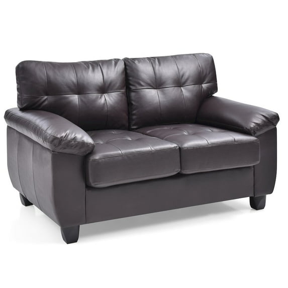 Glory Furniture Gallant Loveseat in Cappuccino Color