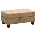 thumbnail image 1 of Glory Furniture Gallant Microsuede Ottoman Mocha Brown, 1 of 2