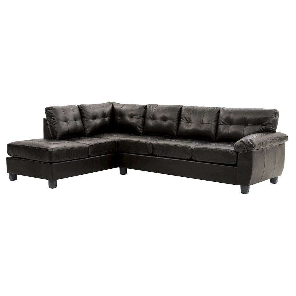 Glory Furniture Gallant Sectional in Black Color
