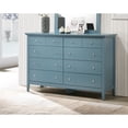 thumbnail image 1 of Glory Furniture Hammond 8 Drawer Dresser in Teal, 1 of 5