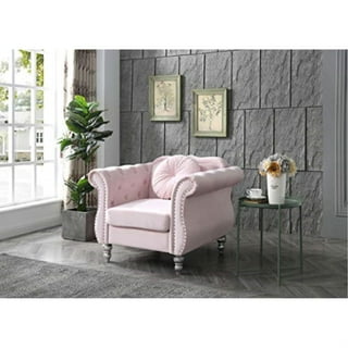 Walmart pink velvet chair sale