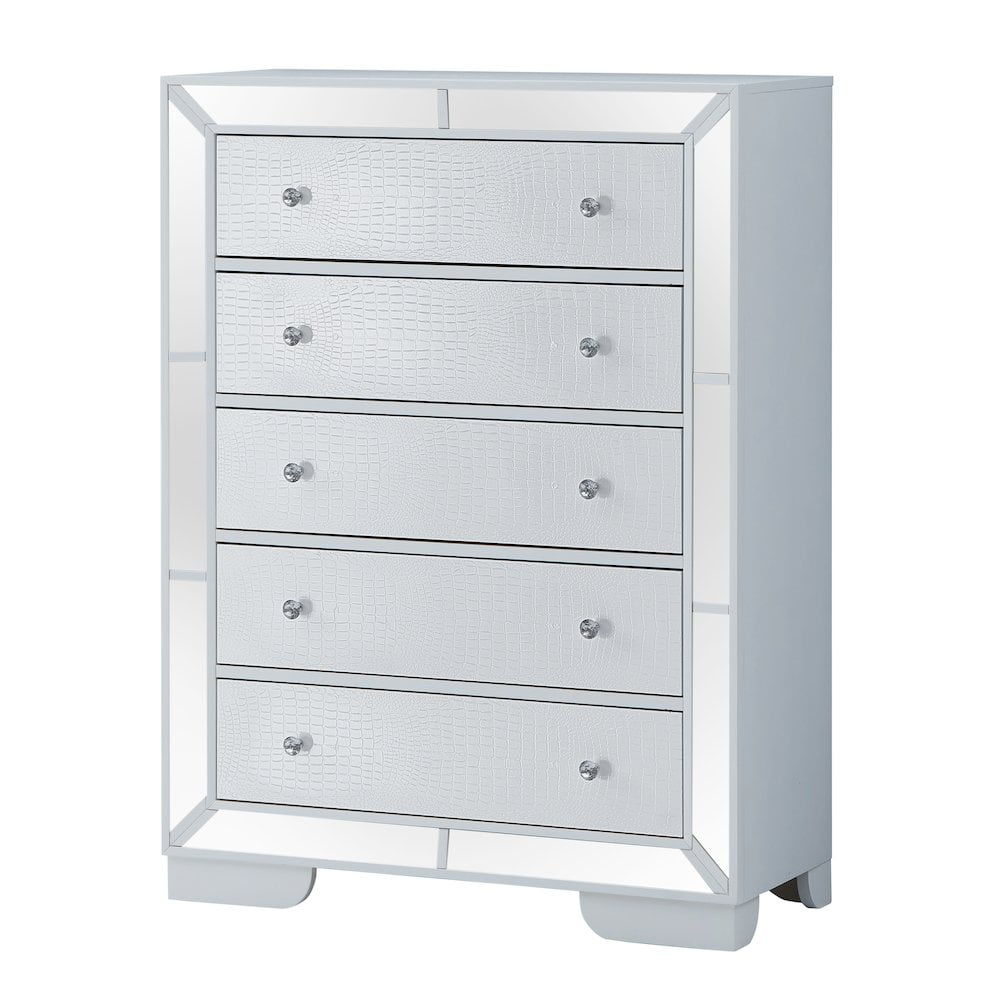 Glory Furniture Hollywood_Hills Chest in White Color