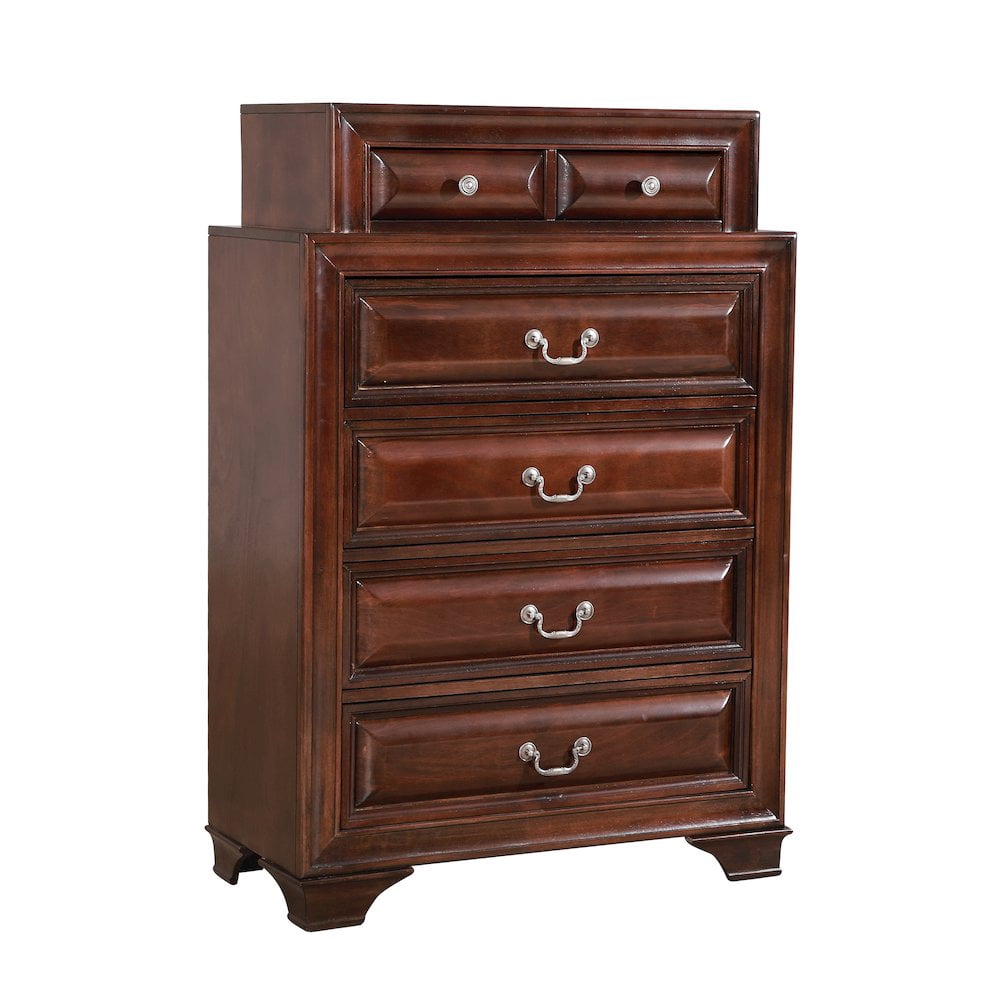 Glory Furniture LaVita Chest in Cappuccino Color