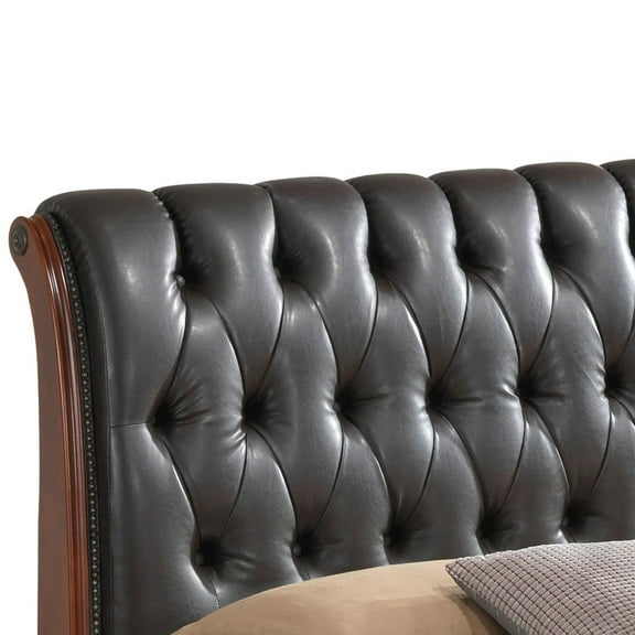 Glory Furniture LaVita Full Storage Bed in Oak Color