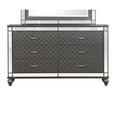 thumbnail image 1 of Glory Furniture Livorno G02702-D Dresser   Gunmetal Gray and Mirror, 1 of 9