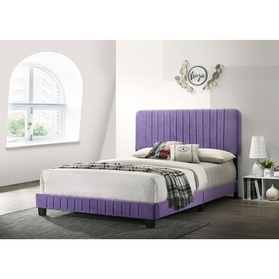Glory Furniture Lodi G0502-FB-UP FULL BED , PURPLE