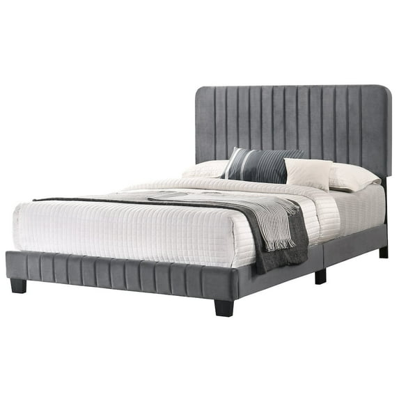 Glory Furniture Lodi Queen Bed in Gray Color