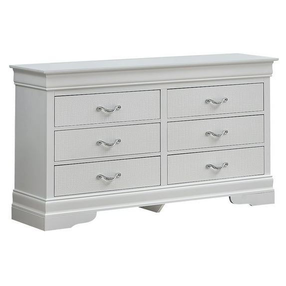 Glory Furniture Lorana G6590-D Dresser , Silver Champagne