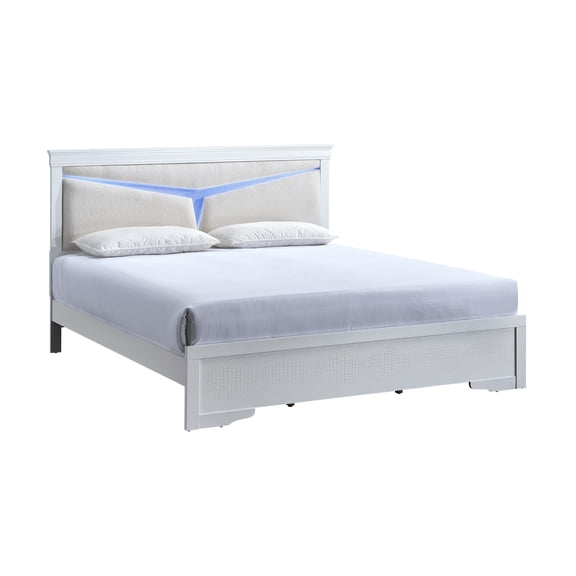 Glory Furniture Lorana G6590G-KB5 King Bed Sparkling White