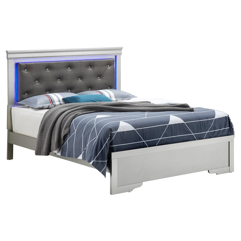Glory Furniture Lorana Queen Bed in Champagne Color