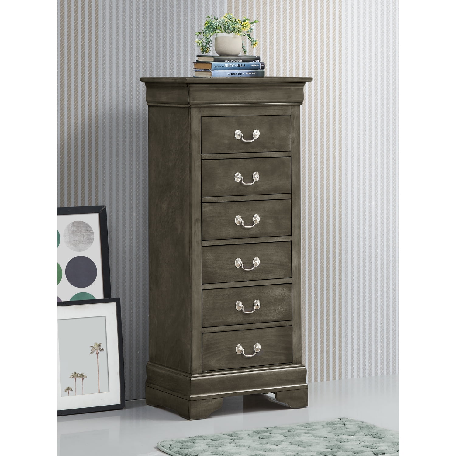 slim fit dress slacks Portland 6-Drawer Lingerie Dresser
